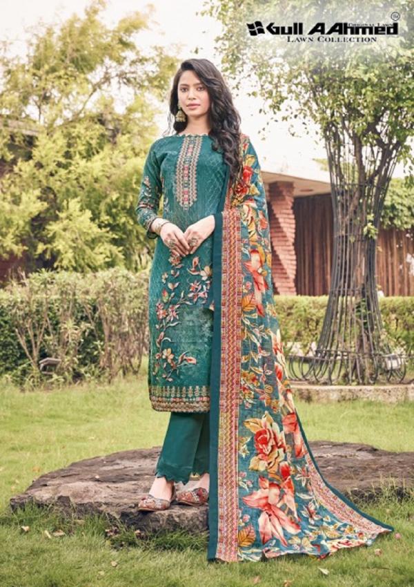 Gull Aahmed Noor Vol 1 Karachi Cotton With Digital Printed Dress Material
